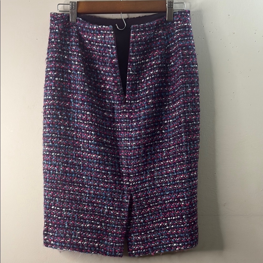 J. Crew Multicolor Tweed Pencil Skirt - Picture 3 of 13